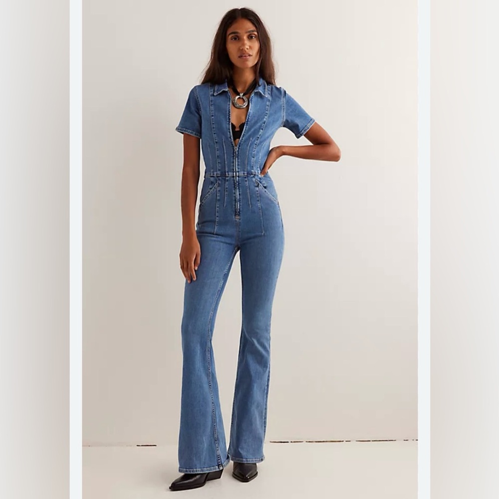 We The Free Jayde Denim Jumpsuit